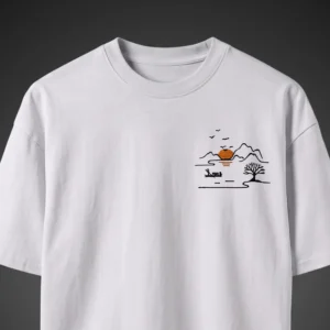 Oversize Embroidered Sunset