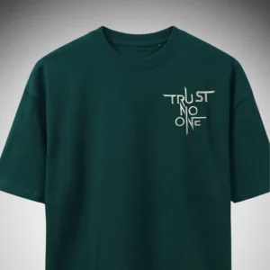 Oversize Embroidered Trust No One