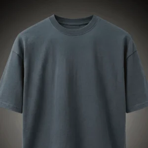 Oversize Plain Charcoal Gray